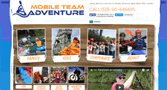 Desktop Screenshot of mobileteamadventure.co.uk